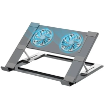 XUNDD XDHO-082 Foldable Laptop Cooling Stand | Dual Fan, RGB & Adjustable Height